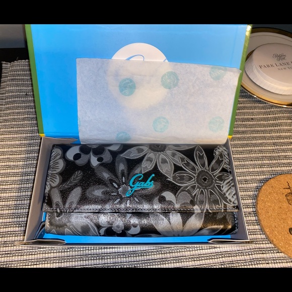 Gabs Wallet grey flowers - Made in Italy - Picture 7 of 9
